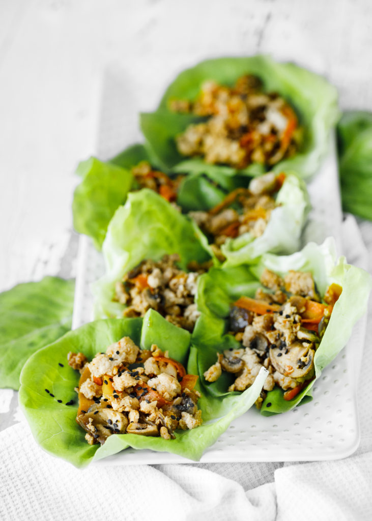 Teriyaki Chicken Lettuce Wrap Recipe Basil And Dill 30 Minute Dinner