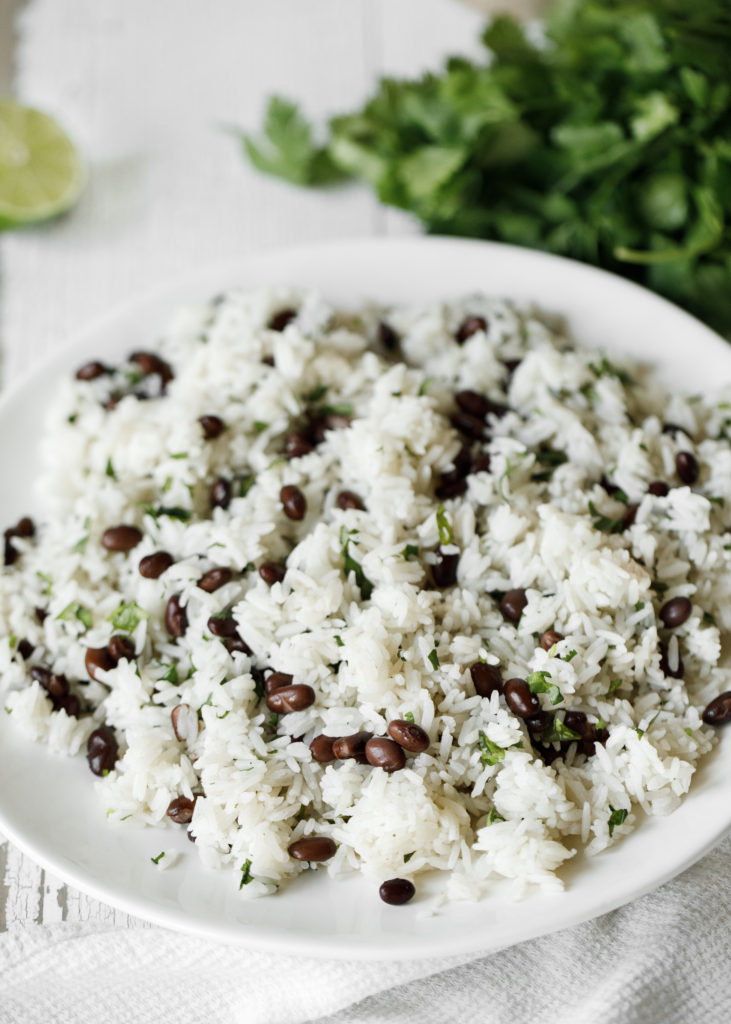 Cilantro Black Bean Rice (Chipotle Copycat) | Basil and Dill | Easy Recipe