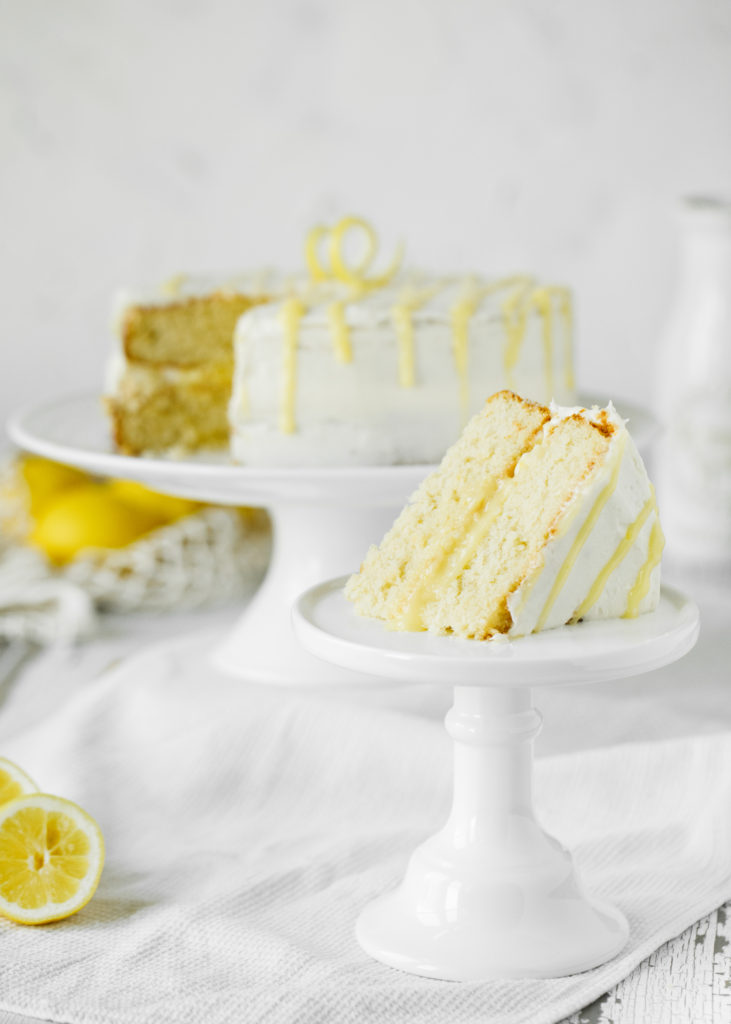 Layered Lemon Cake | Basil and Dill